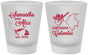 Custom Wedding Frosted Shot Glasses - Colombia | 517