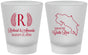 Custom Wedding Frosted Shot Glasses - Costa Rica | 518