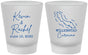 Custom Wedding Frosted Shot Glasses - Curacao | 520