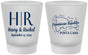 Custom Wedding Frosted Shot Glasses - Domincan Republic | 522