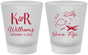 Custom Wedding Frosted Shot Glasses - Fiji | 524