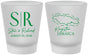 Custom Wedding Frosted Shot Glasses - Jamaica | 530