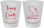 Custom Wedding Frosted Shot Glasses - Martinique | 532