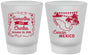 Custom Wedding Frosted Shot Glasses - Mexico | 535