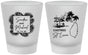 Custom Wedding Frosted Shot Glasses - St Lucia | 541