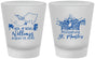 Custom Wedding Frosted Shot Glasses - St Maarten | 543
