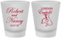 Custom Wedding Frosted Shot Glasses - England | 548