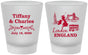 Custom Wedding Frosted Shot Glasses - England | 549
