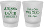 Custom Wedding Frosted Shot Glasses - Take A Shot We Tied The Knot | 551