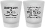 Custom Wedding Frosted Shot Glasses - Take A Shot We Tied The Knot | 552