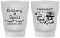 Custom Wedding Frosted Shot Glasses - Take A Shot We Tied The Knot | 553