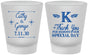 Custom Wedding Frosted Shot Glasses - Monogram | 556