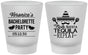 Custom Bachelorette Frosted Shot Glasses - Fiesta Siesta Tequila Repeat | 60000