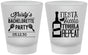 Custom Bachelorette Frosted Shot Glasses - Fiesta Siesta Tequila Repeat | 60002