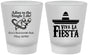 Custom Bachelorette Frosted Shot Glasses - Viva La Fiesta | 60005