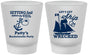 Custom Bachelorette Frosted Shot Glasses - Lets Get Ship Wrecked | 60011