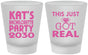 Custom Bachelorette Frosted Shot Glasses - This Just Got Real | 60013