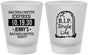 Custom Bachelorette Frosted Shot Glasses - Rip Single Life | 60014