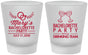 Custom Bachelorette Frosted Shot Glasses - Official Drink Team | 60017