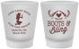 Custom Bachelorette Frosted Shot Glasses - One Last Ride | 60024