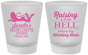 Custom Bachelorette Frosted Shot Glasses - Raising A Little Hell | 60030