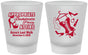 Custom Bachelorette Frosted Shot Glasses - Last Walk | 60032