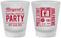 Custom Bachelorette Frosted Shot Glasses - Video Games | 60039
