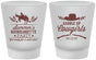 Custom Bachelorette Frosted Shot Glasses - Saddle Up Cowgirls | 60045