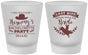 Custom Bachelorette Frosted Shot Glasses - Last Ride Before Bride | 60046