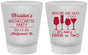 Custom Bachelorette Frosted Shot Glasses - Before She Says I Do | 60064