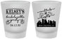 Custom Bachelorette Frosted Shot Glasses - New Orleans | 60066