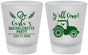 Custom Bachelorette Frosted Shot Glasses - Tractor Farm | 60070