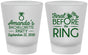 Custom Bachelorette Frosted Shot Glasses - Final Fling Before The Ring | 60074