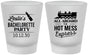Custom Bachelorette Frosted Shot Glasses - Hot Mess Express | 60075