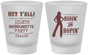 Custom Bachelorette Frosted Shot Glasses - Ridin And Ropin | 60078
