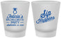 Custom Bachelorette Frosted Shot Glasses - Sip Happens | 60081