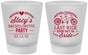 Custom Bachelorette Frosted Shot Glasses - Last Ride Before Bride | 60093