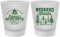 Custom Bachelorette Frosted Shot Glasses - Camping | 60094