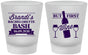 Custom Bachelorette Frosted Shot Glasses - Wine | 60099