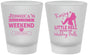 Custom Bachelorette Frosted Shot Glasses - Raising A Little Hell | 60105