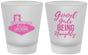 Custom Bachelorette Frosted Shot Glasses - Good Girls Naughty | 60111