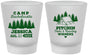 Custom Bachelorette Frosted Shot Glasses - Camping | 60124