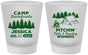 Custom Bachelorette Frosted Shot Glasses - Camping | 60125