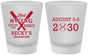 Custom Bachelorette Frosted Shot Glasses - Last Swing Before Ring | 60127