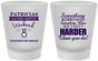 Custom Bachelorette Frosted Shot Glasses - Something Borrowed | 60130