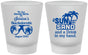 Custom Bachelorette Frosted Shot Glasses - Sun Sand Drink Hand | 60134