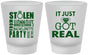 Custom Bachelorette Frosted Shot Glasses - Just Got Real | 60141