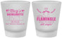 Custom Bachelorette Frosted Shot Glasses - Lets Flamingle Still Single | 60144