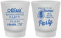 Custom Bachelorette Frosted Shot Glasses - Formal Party | 60145