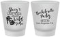 Custom Bachelorette Frosted Shot Glasses - Last Walk Wild Side | 60148
